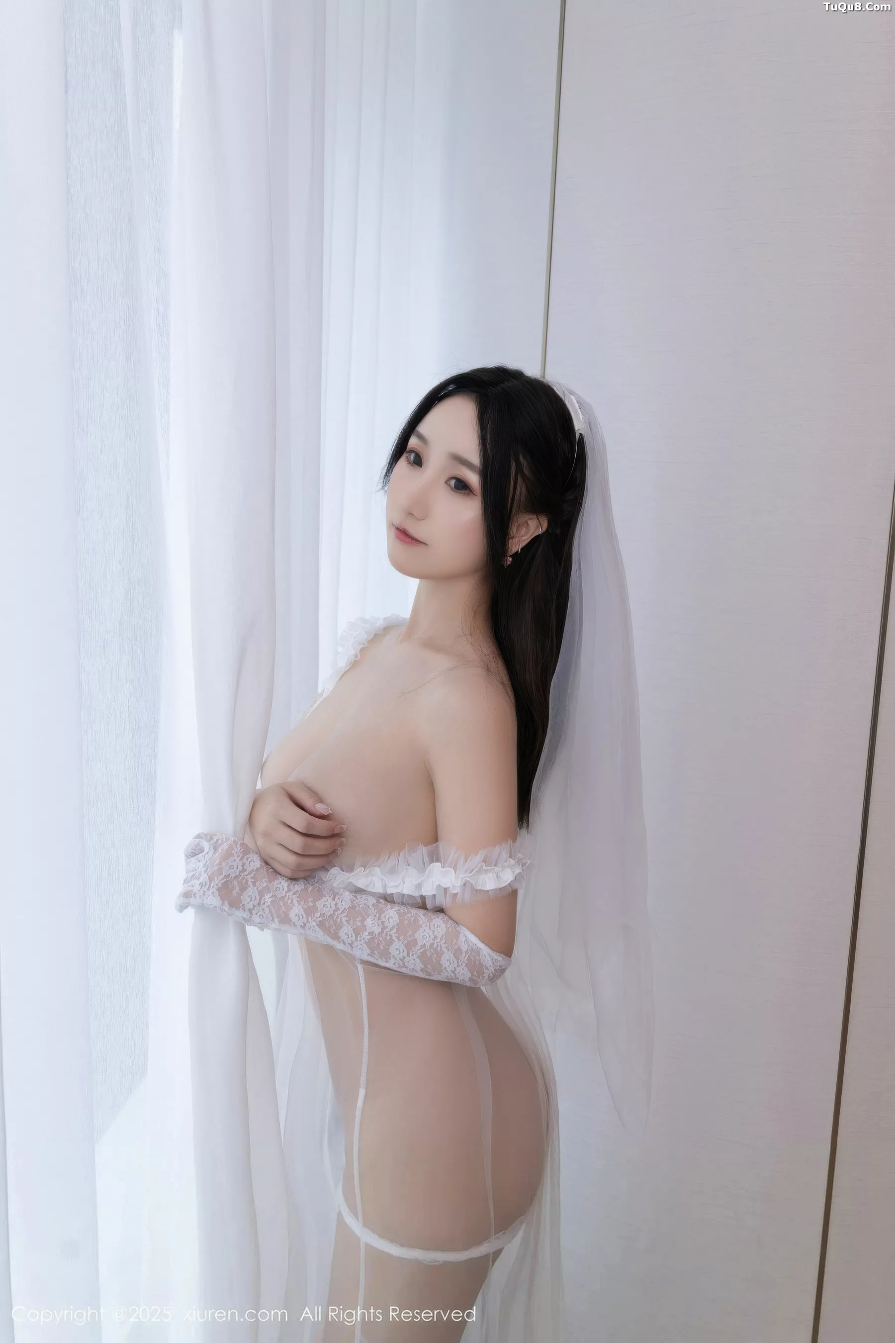 秀人集.com_[XiuRen秀人网]No.10871_模特杏子Yada性感轻透白色婚纱配肉色丝袜秀曼妙身姿诱惑写真70P