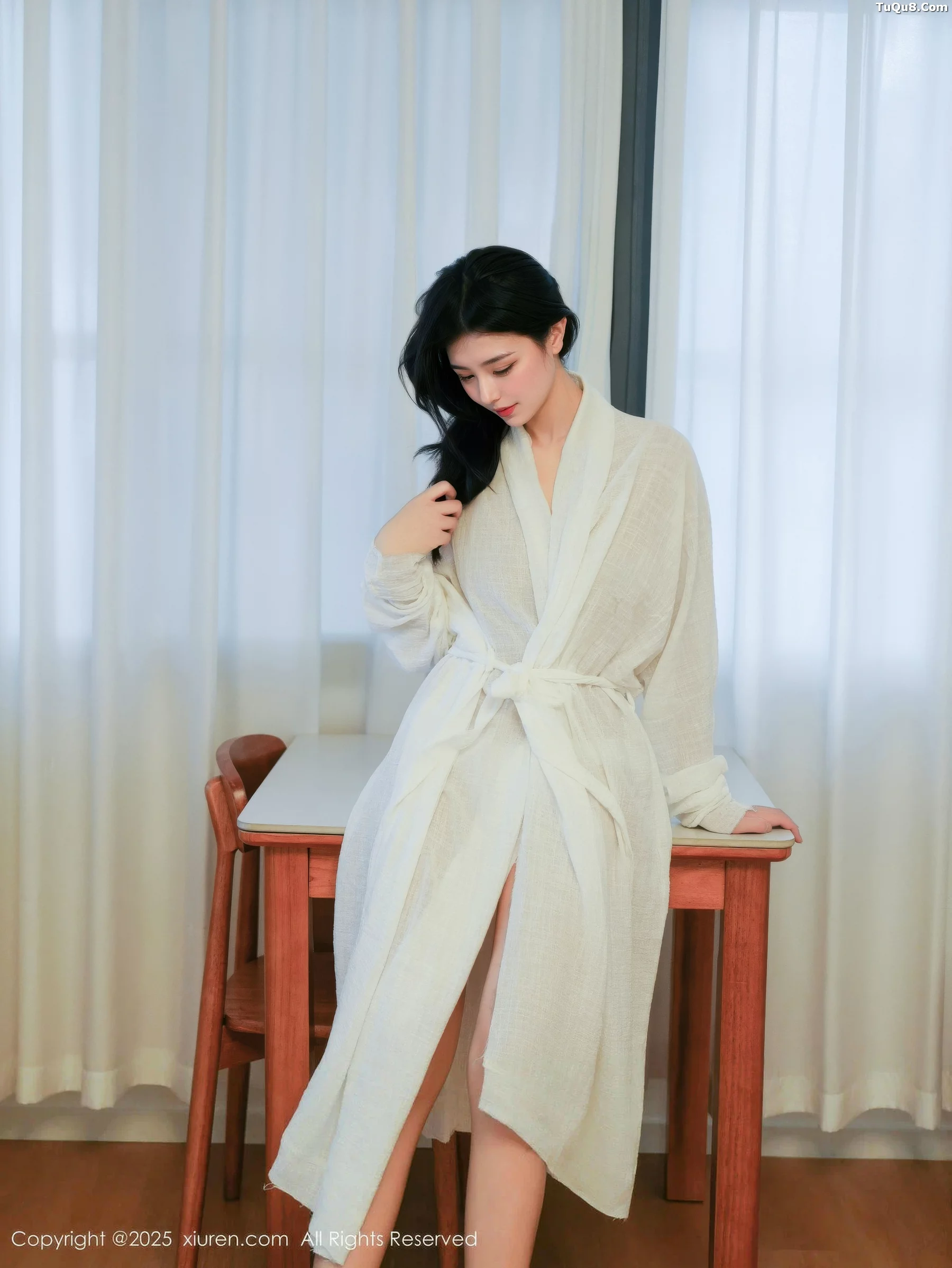 秀人集.com_[XiuRen秀人网]No.10920_模特林悦溪儿性感白色长浴袍配白色高跟秀修长美腿撩人诱惑写真53P