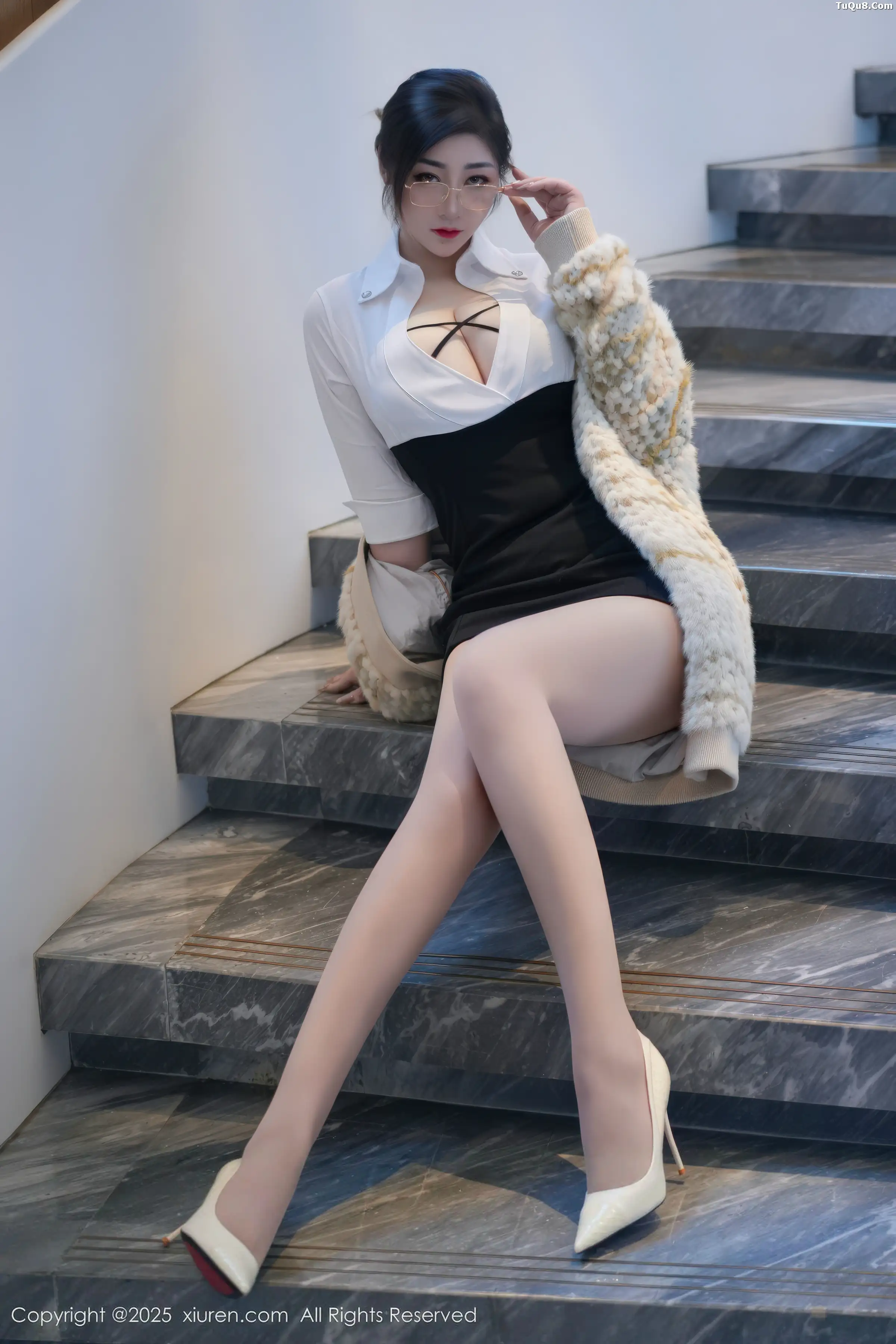 秀人集.com_[XiuRen秀人网]No.11045_女神妲己_Toxic性感白色衬衫露黑色内衣秀丰满身材诱惑写真80P