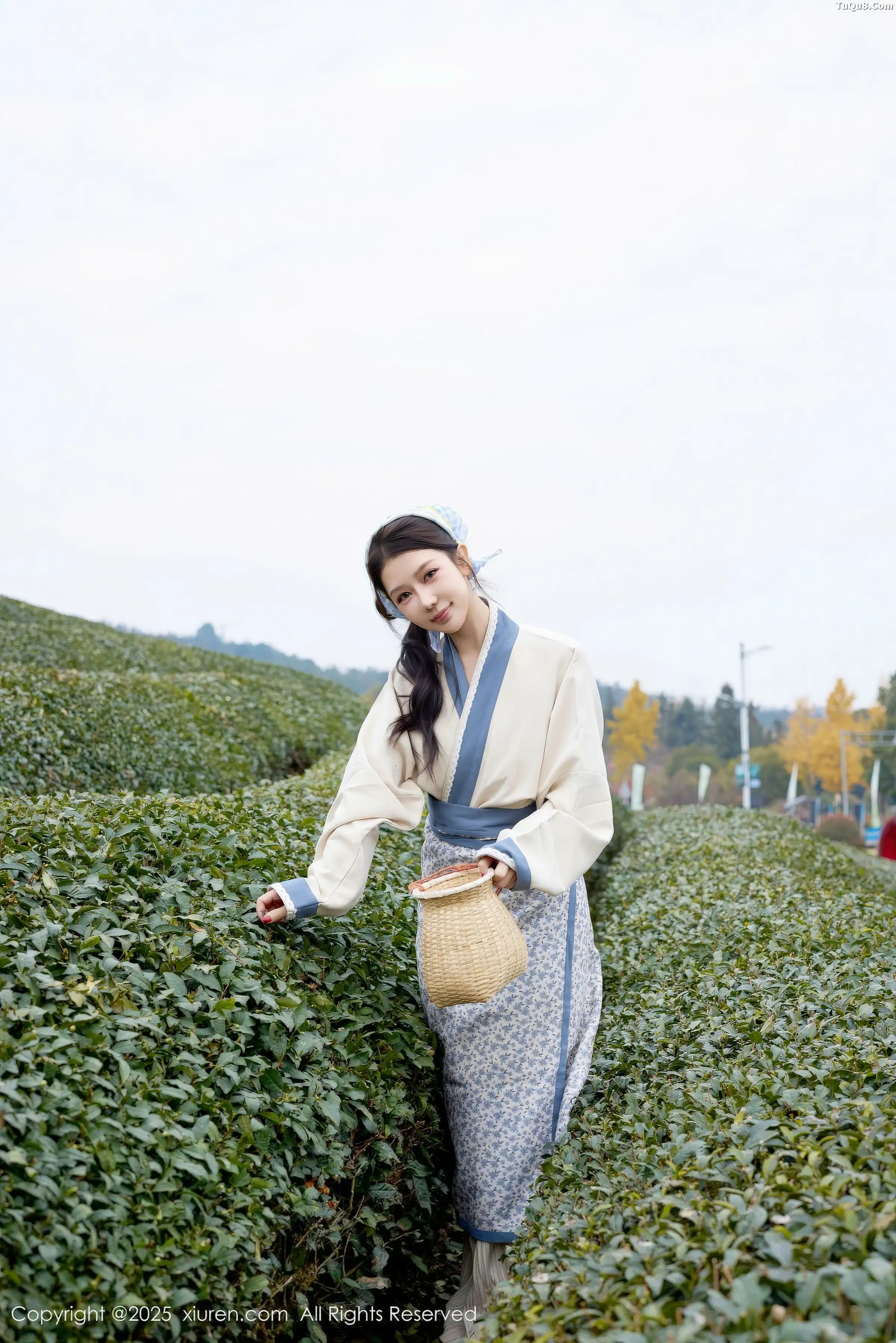 秀人集.com_[XiuRen秀人网]No.11098_模特尹甜甜户外采茶姑娘装扮性感长裙秀翘臀美腿迷人诱惑写真61P