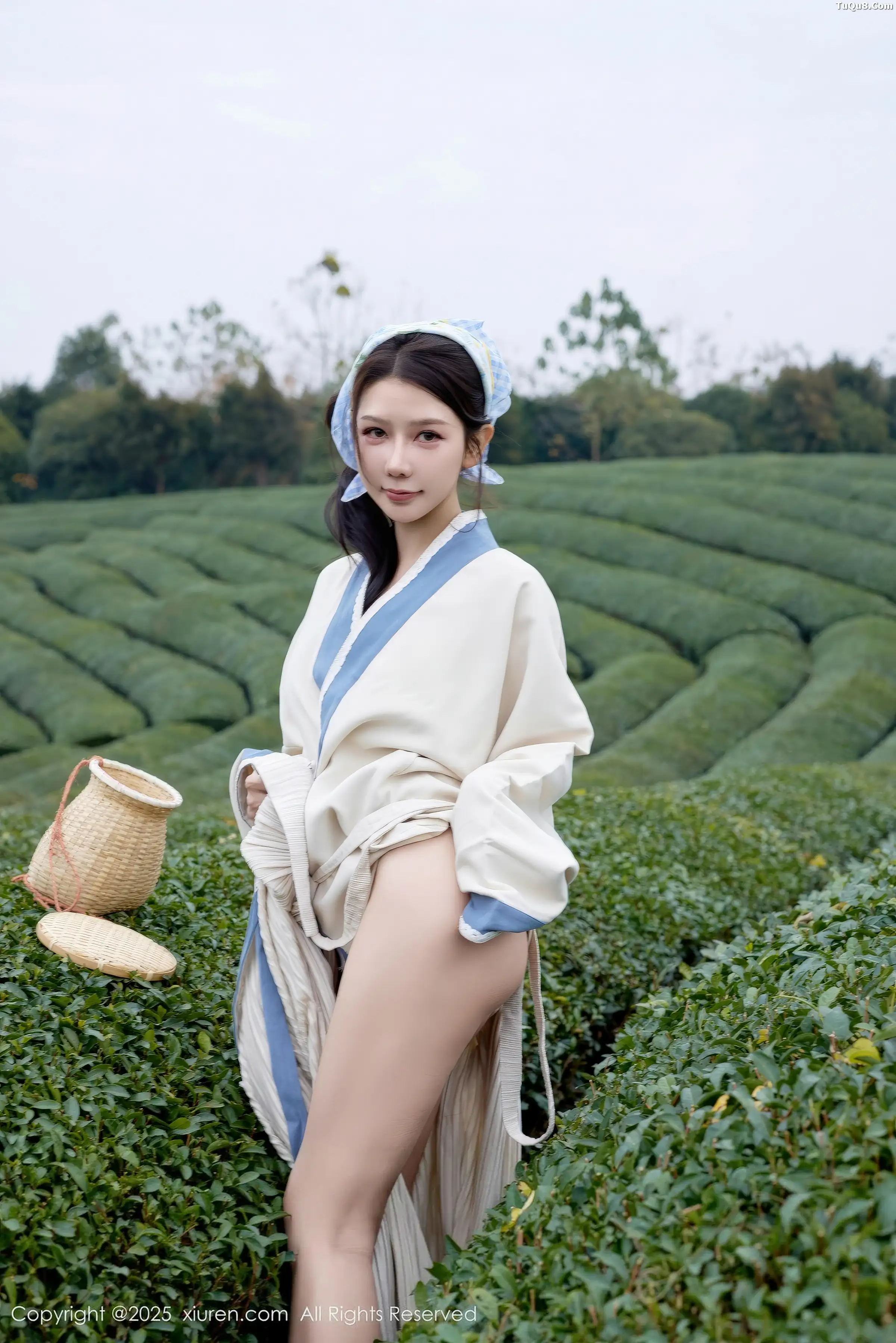 秀人集.com_[XiuRen秀人网]No.11098_模特尹甜甜户外采茶姑娘装扮性感长裙秀翘臀美腿迷人诱惑写真61P