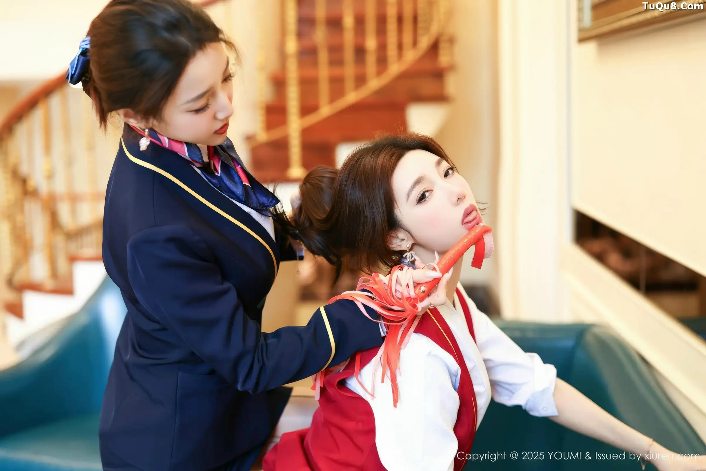 秀人集.com_[YouMi尤蜜荟]Vol.1189_模特合集Twins-桃桃＆Twins-夭夭私房性感内衣秀完美身材诱惑写真92P