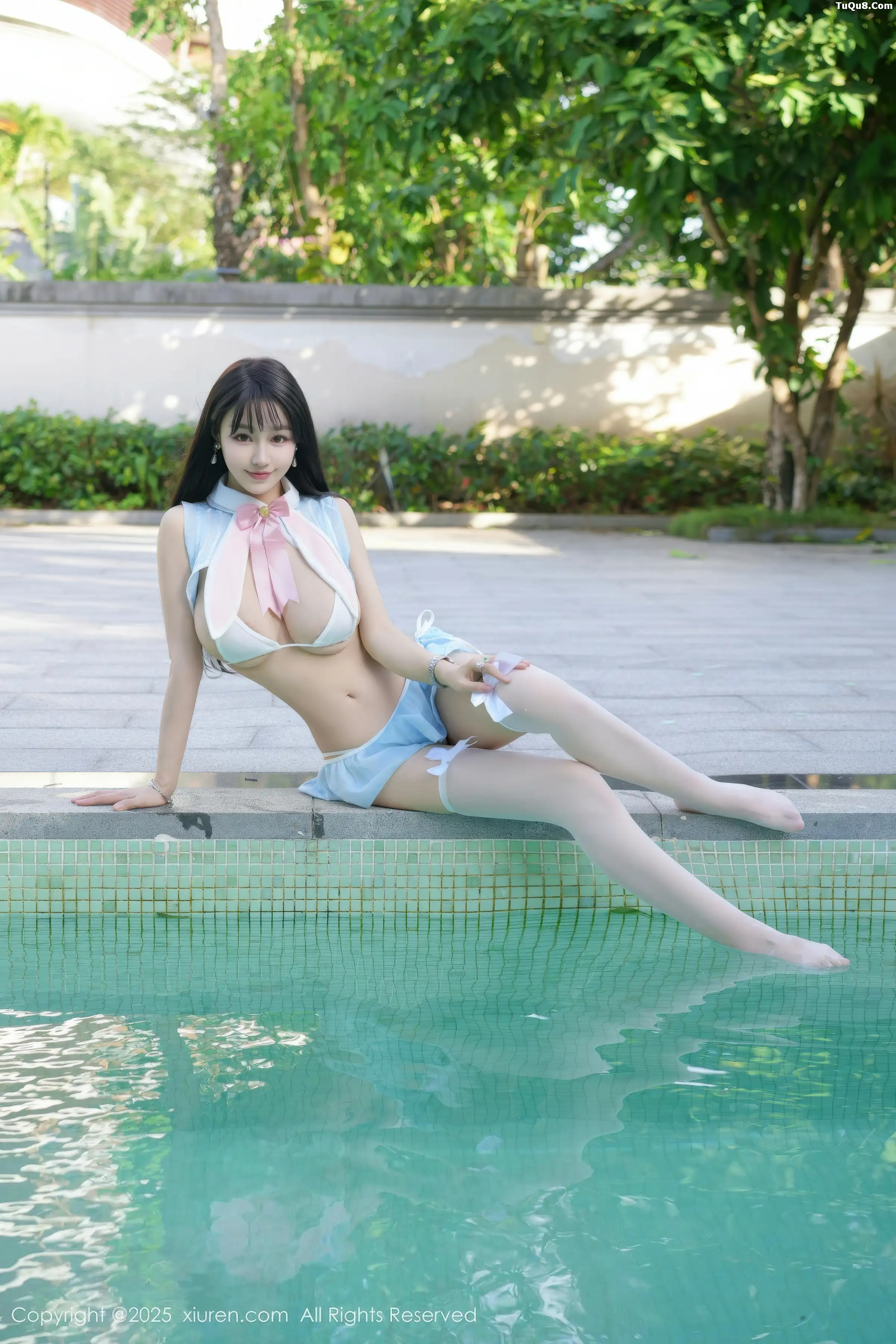 秀人集.com_[XiuRen秀人网]No.11170_女神心上可Flora性感蓝色泳衣配白色丝袜秀丰满身材撩人诱惑写真62P