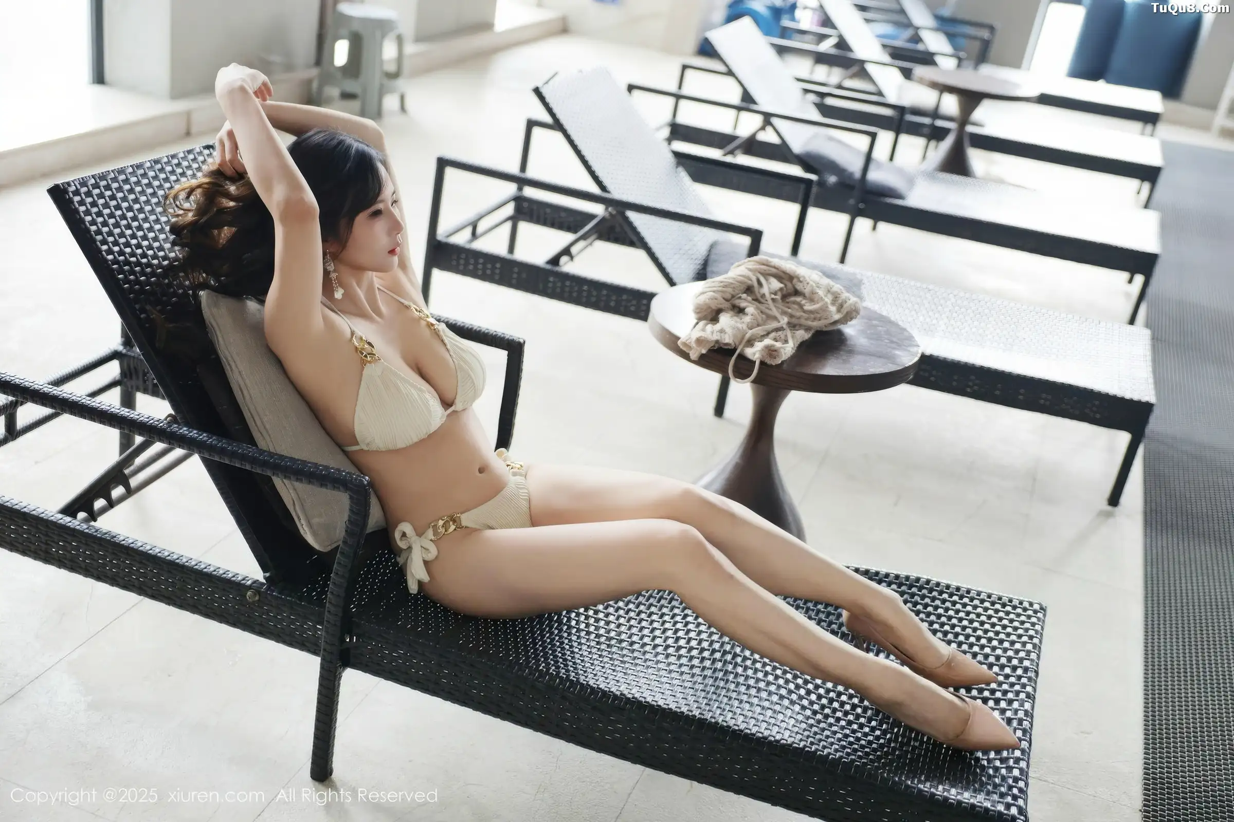 秀人集.com_[XiuRen秀人网]No.11182_模特小肉肉咪性感浅色连衣裙露白色比基尼秀凹凸身材诱惑写真80P