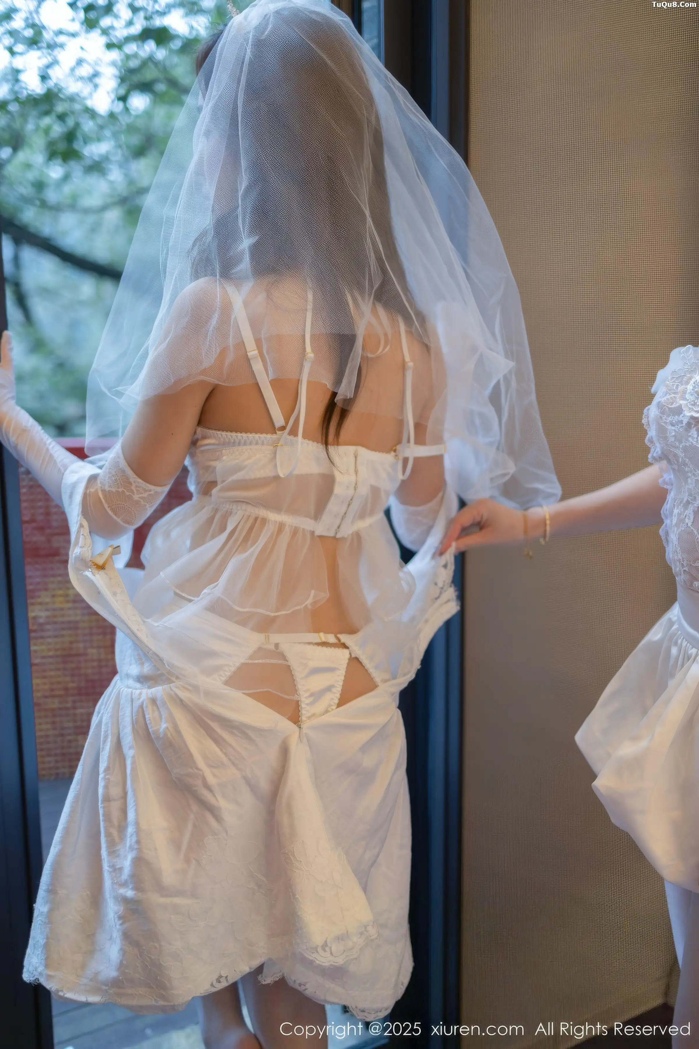 秀人集.com_[XiuRen秀人网]No.11184_模特合集Twins-桃之夭夭性感姐妹花白色蕾丝婚纱迷人诱惑写真81P