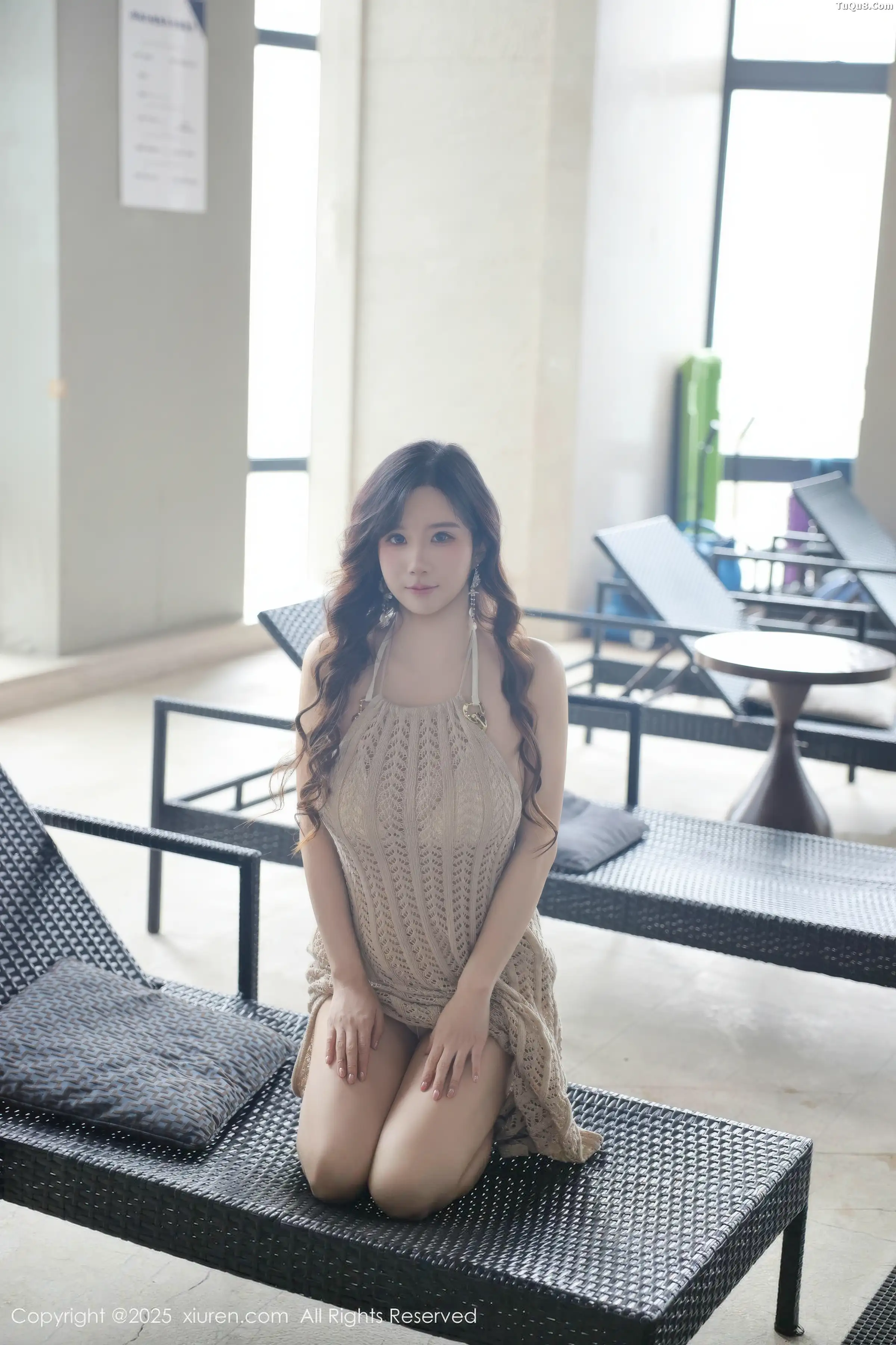 秀人集.com_[XiuRen秀人网]No.11182_模特小肉肉咪性感浅色连衣裙露白色比基尼秀凹凸身材诱惑写真80P