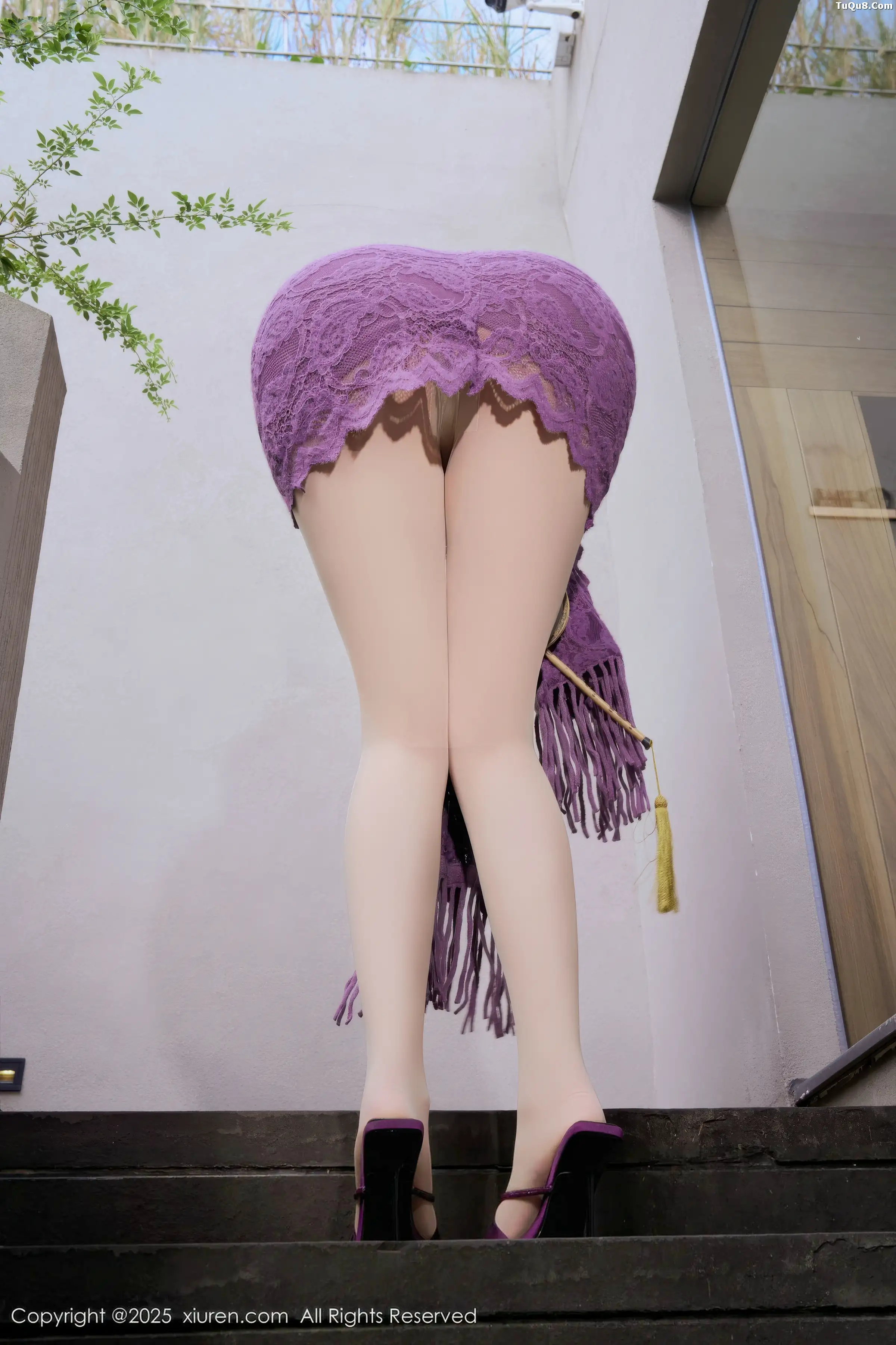 秀人集.com_[XiuRen秀人网]No.11187_女神杨晨晨性感紫色连衣短裙配超薄肉丝秀丰满身材完美诱惑写真70P