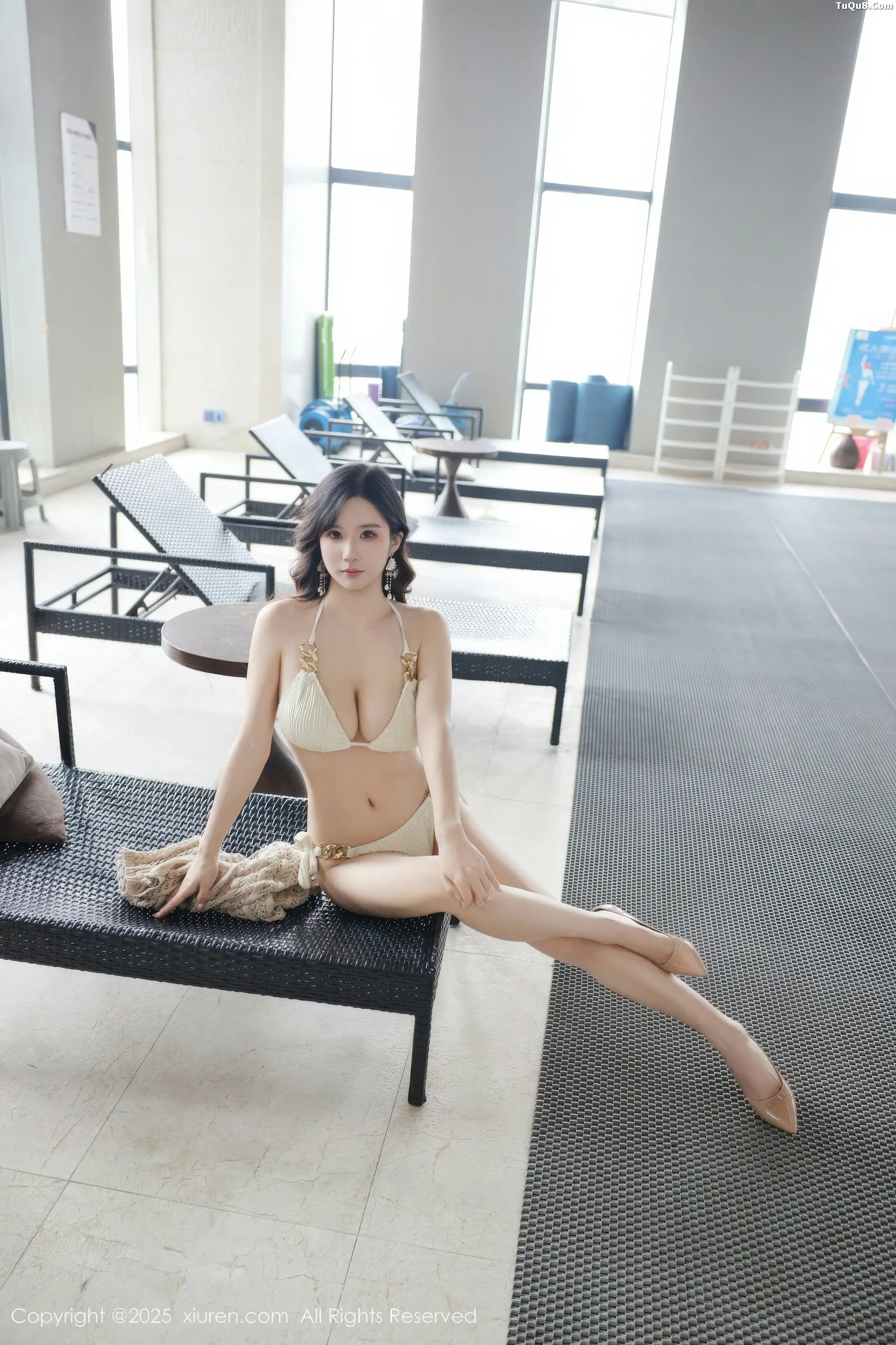 秀人集.com_[XiuRen秀人网]No.11182_模特小肉肉咪性感浅色连衣裙露白色比基尼秀凹凸身材诱惑写真80P