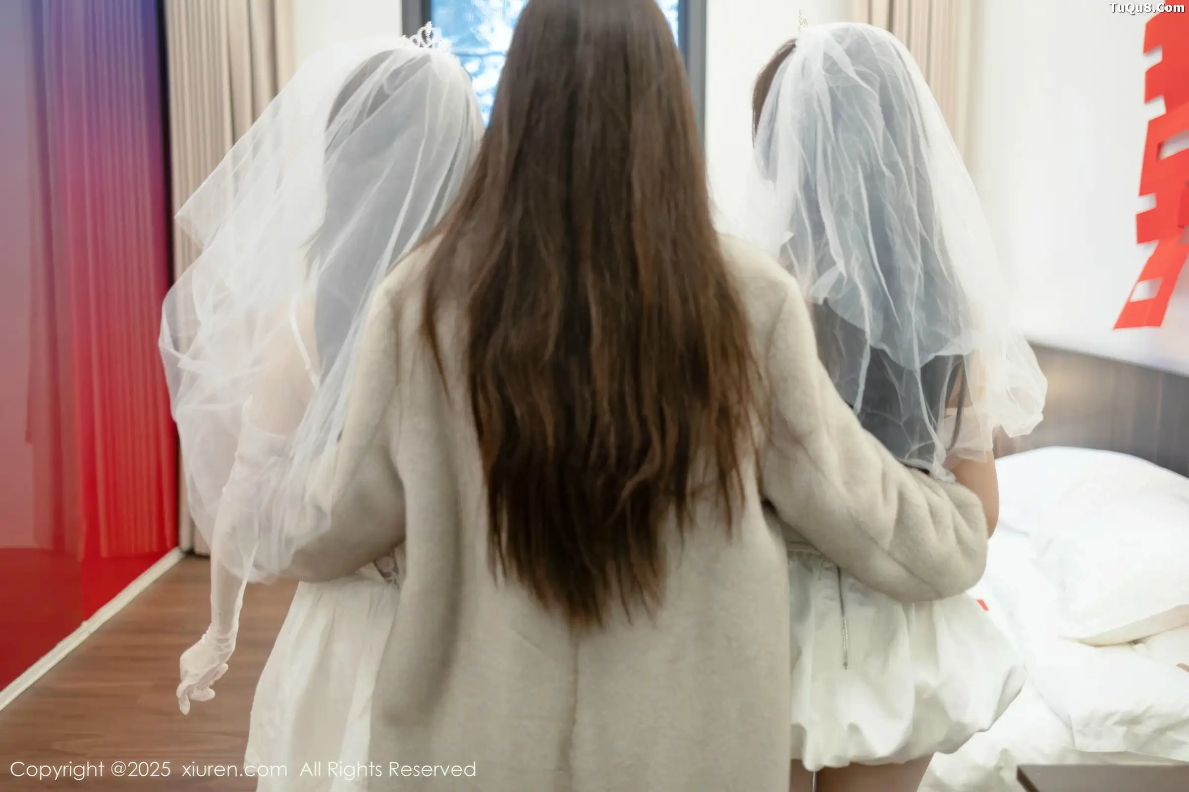 秀人集.com_[XiuRen秀人网]No.11184_模特合集Twins-桃之夭夭性感姐妹花白色蕾丝婚纱迷人诱惑写真81P