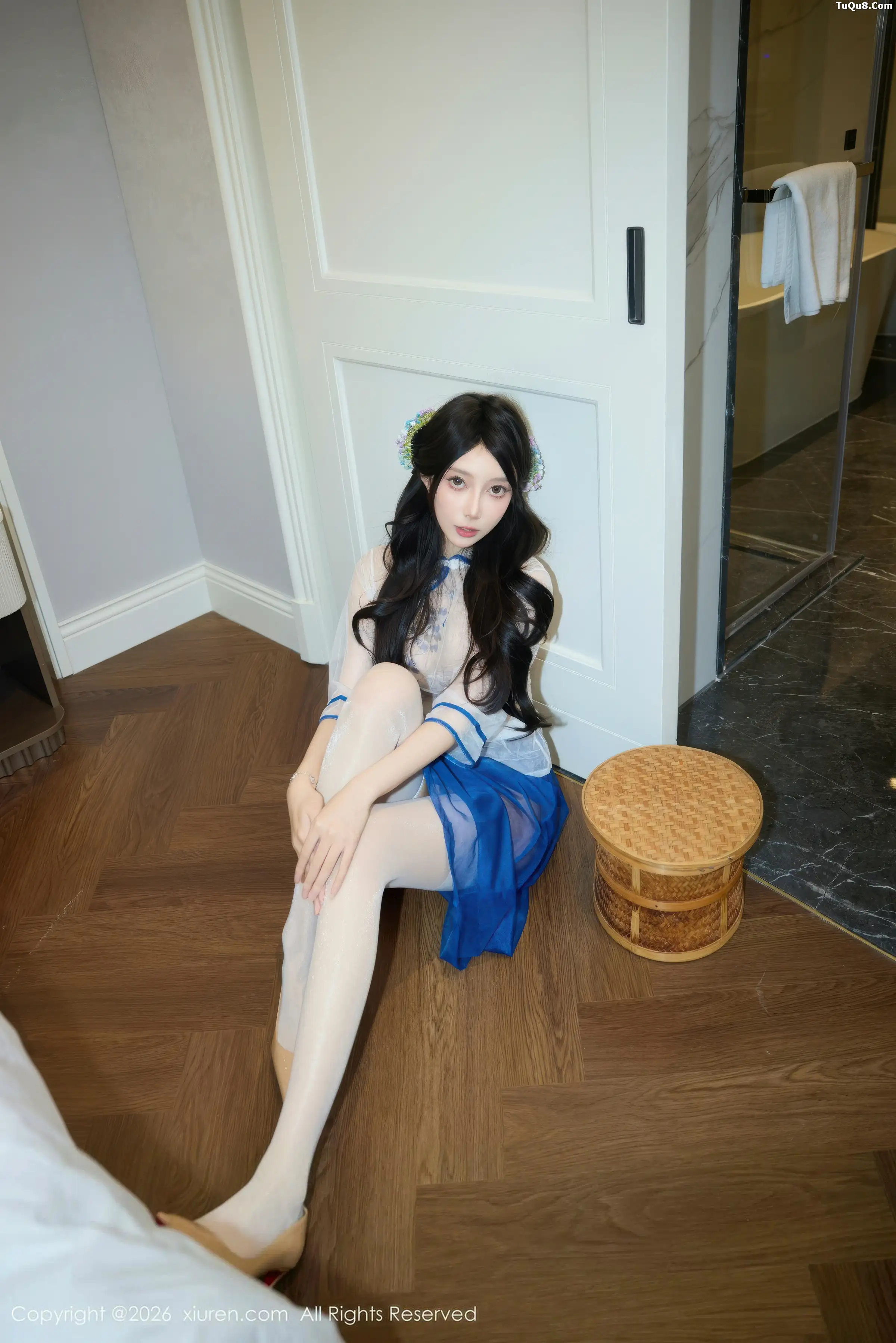 秀人集.com_[XiuRen秀人网]No.11194_模特玥儿玥er性感浅色连衣裙配白丝吊袜秀曼妙身材迷人诱惑写真66P