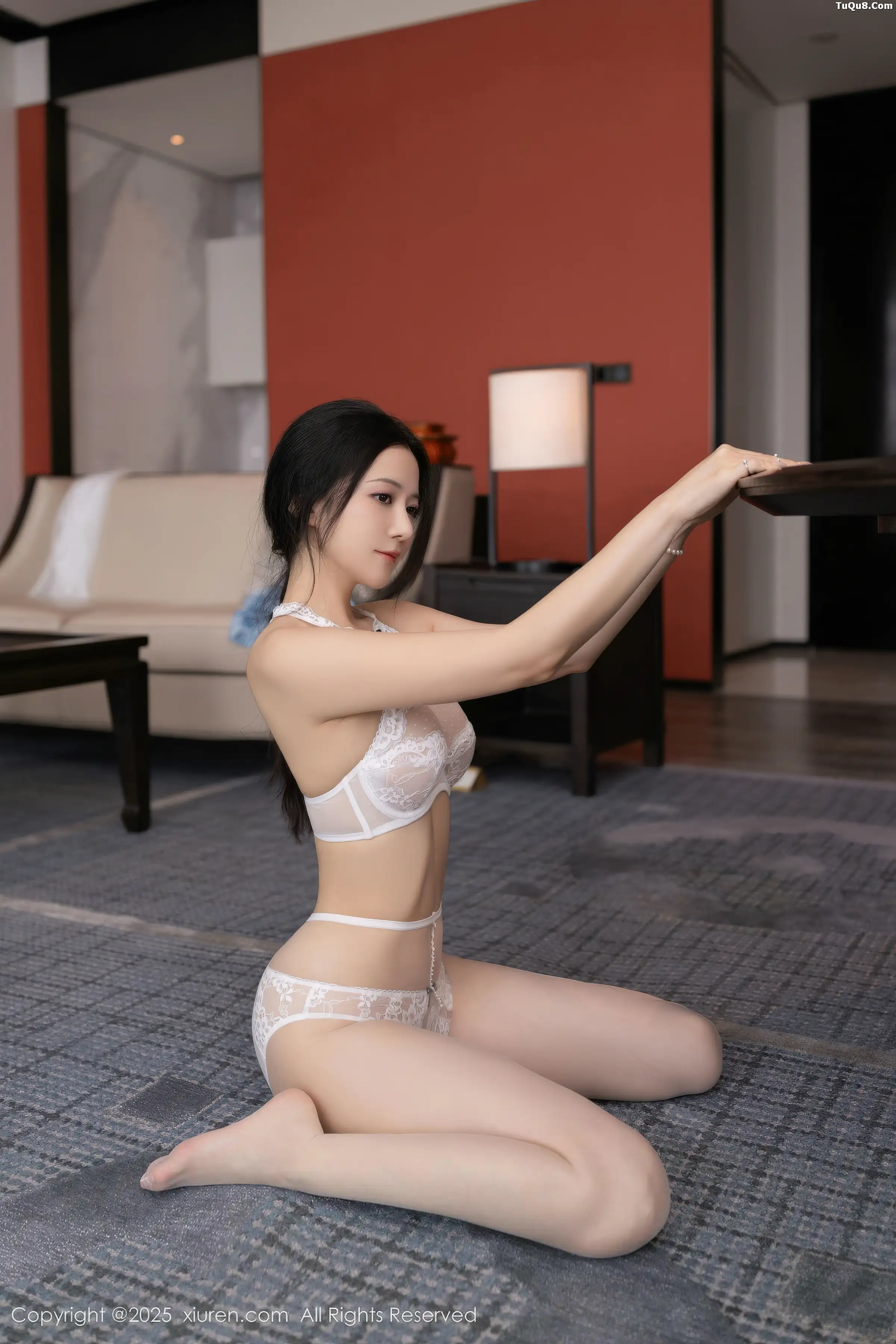 秀人集.com_[XiuRen秀人网]No.11133_模特鱼子酱Fish性感青瓷连衣裙露白色蕾丝内衣秀曼妙身姿诱惑写真81P